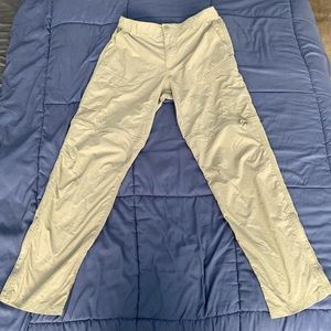 REI Co-Op Convertible Mens Pants Kahki 34x34